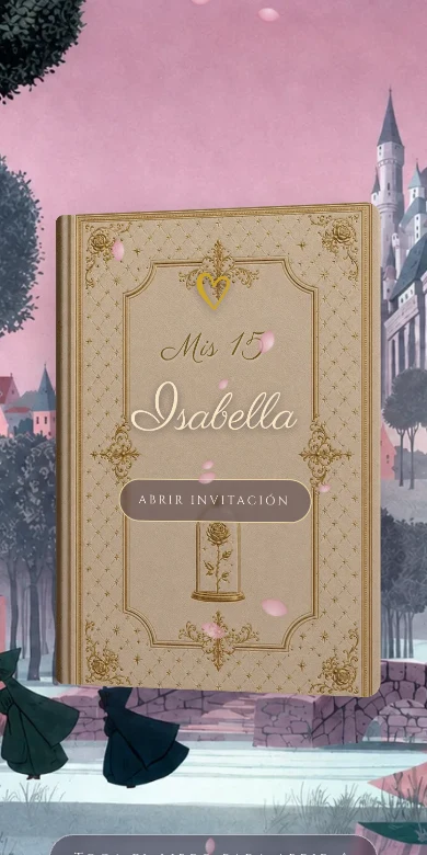 Plantilla Aurora Encantada en la pantalla del teléfono