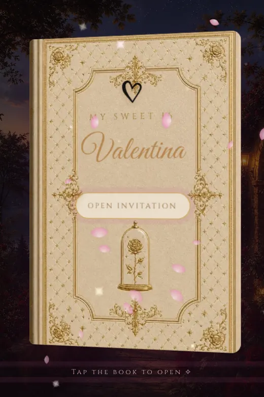 Digital Sweet 16 invitation, Rose Aurora design