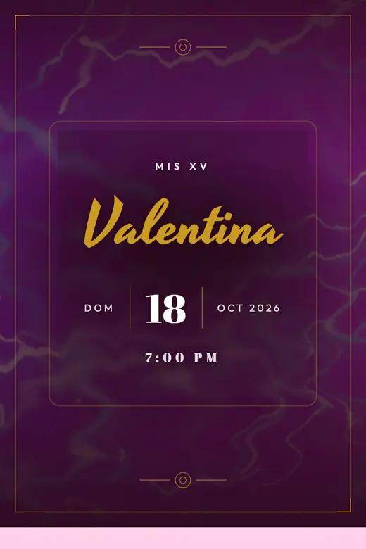 Diseño Glam Fucsia — Fucsia intenso y dorado · brillo, glamour y actitud