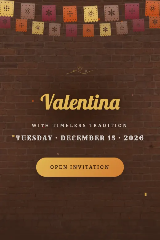 Digital Sweet 16 invitation, Charro Hacienda design