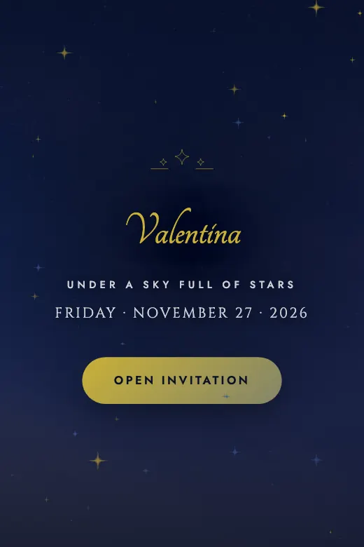 Design Midnight Sky — Celestial · midnight blue, constellations, and stardust