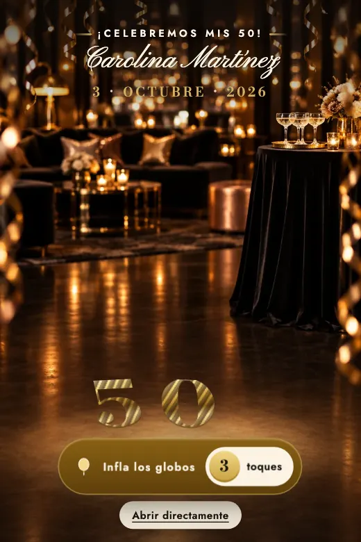 Invitación de cumpleaños de 18 años digital, diseño Globos de Número