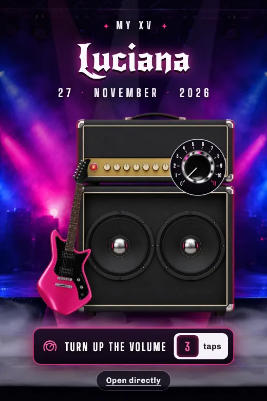 Design Rock Night — Turn up the volume: three touches and the stage lights up