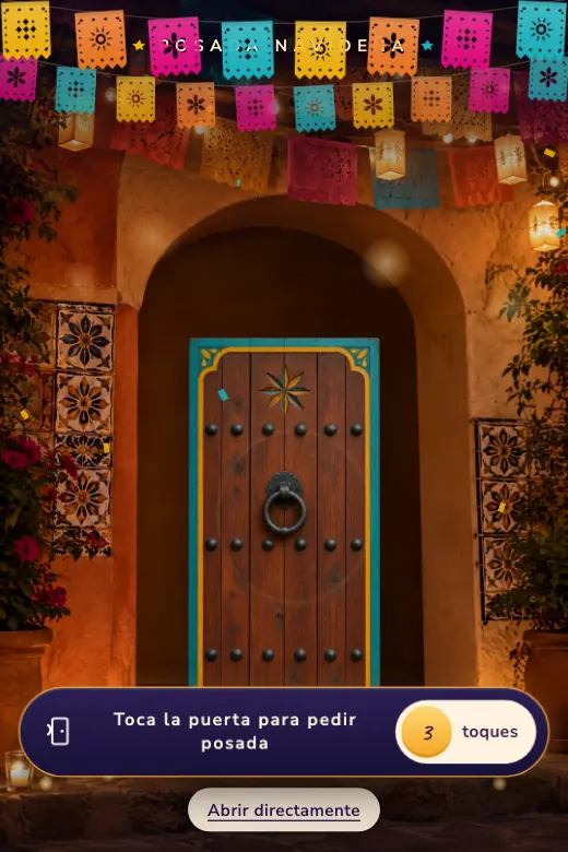 Invitación de posada digital, diseño Pedir Posada